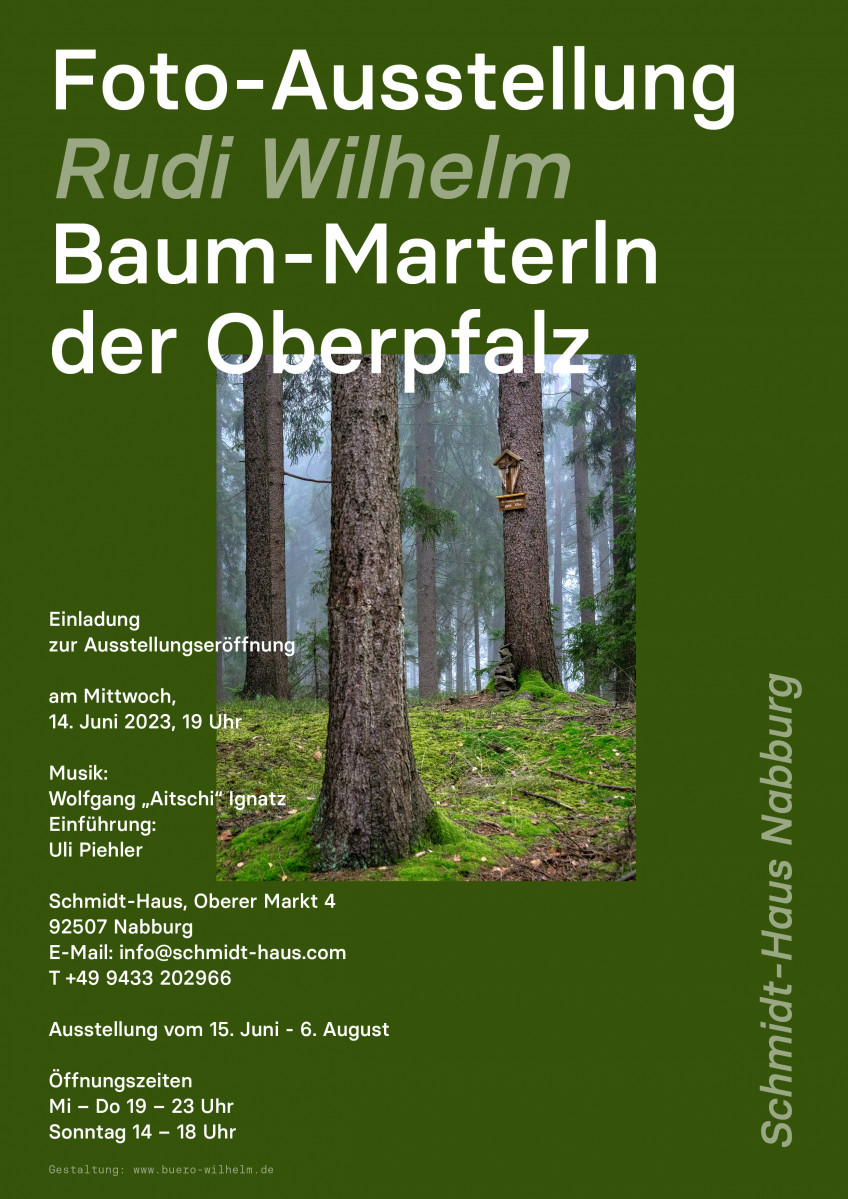 #AUFMACHER# Foto-Ausstellung Rudi Wilhelm Baum-Marterln der Oberpfalz